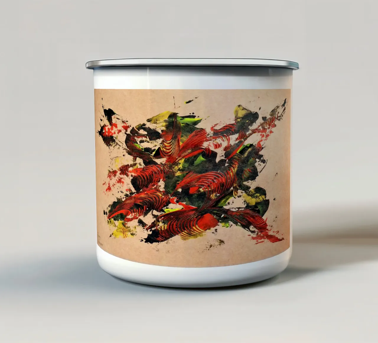 NATURAL STYLE 31 tazza in smalto da Thierry Vobmann Abstract painting