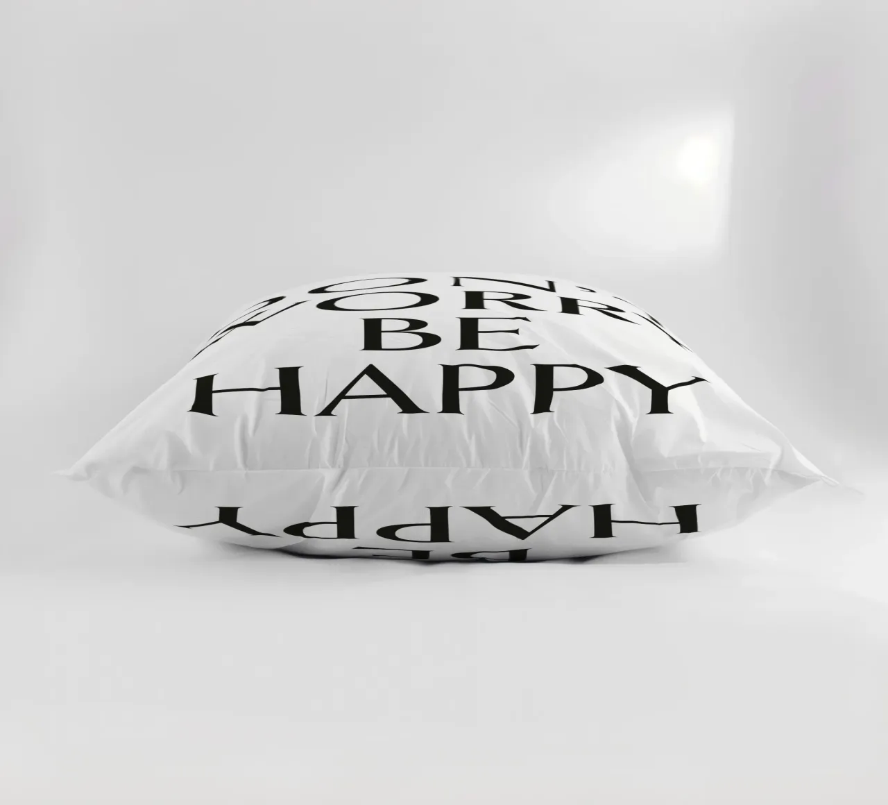DON'T WORRY BE HAPPY cuscino da Katja Stehle Design