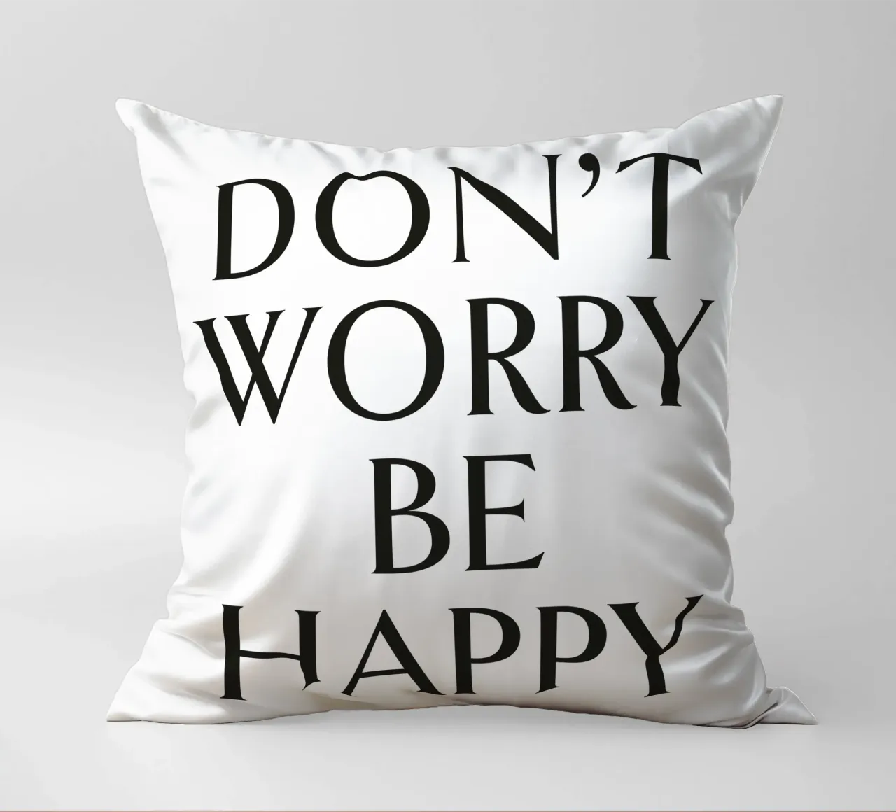 DON'T WORRY BE HAPPY cuscino da Katja Stehle Design