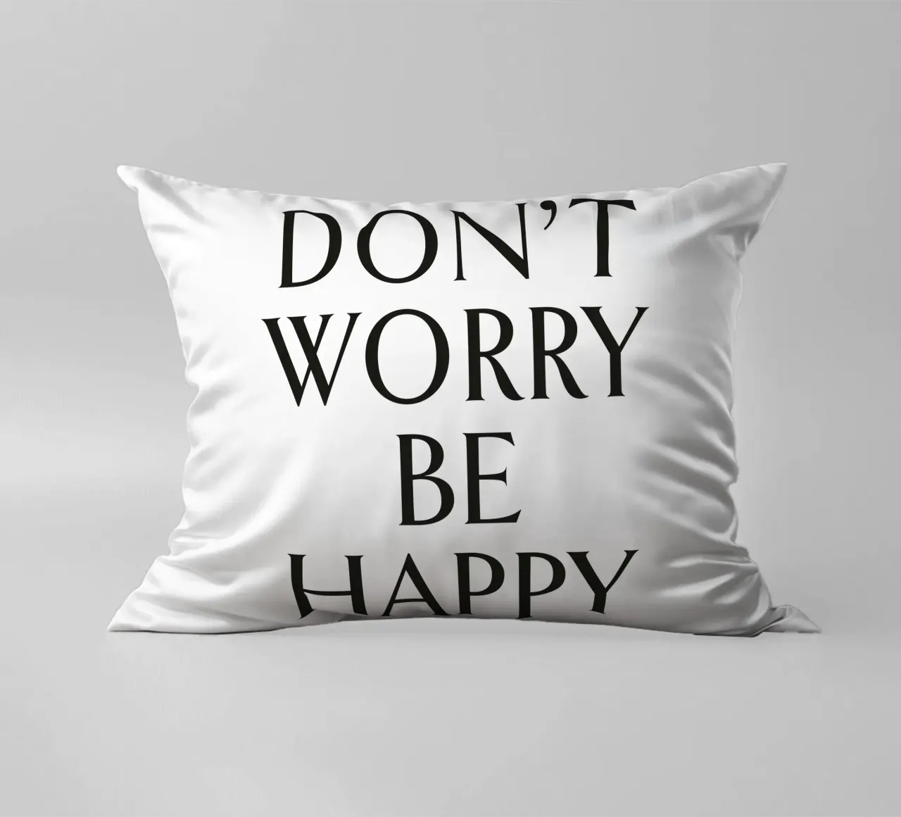 DON'T WORRY BE HAPPY cuscino da Katja Stehle Design