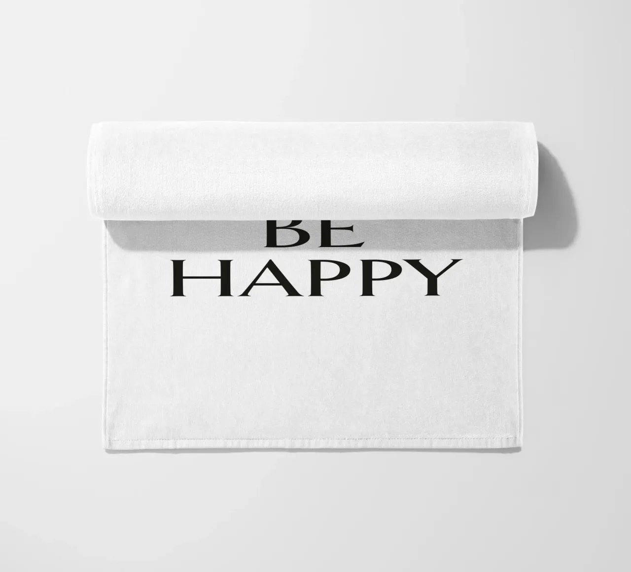 DON'T WORRY BE HAPPY telo mare da Katja Stehle Design