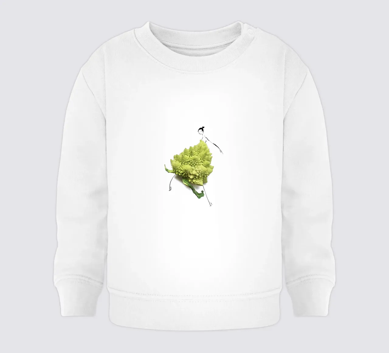 Romanesque, Oh! baby sweatshirt by Gretchen Roehrs