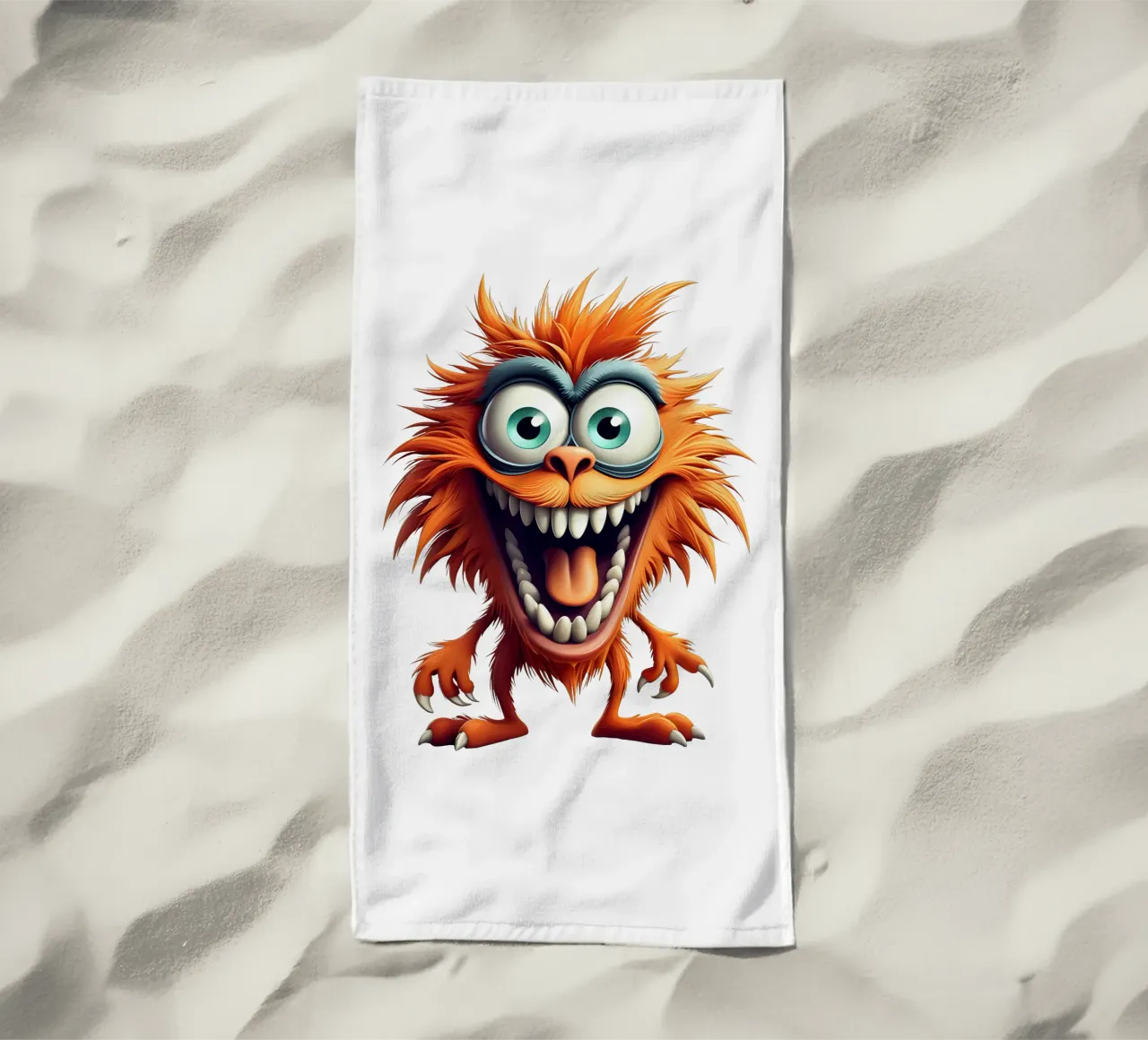 Takito - Monster Comics - Serial 06 beach towel by Monsters