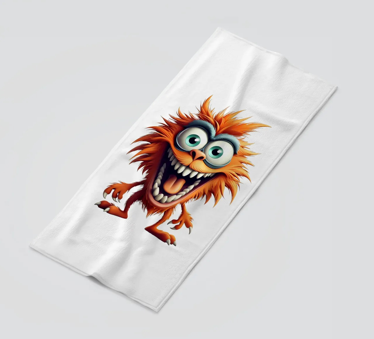 Takito - Monster Comics - Serial 06 beach towel by Monsters