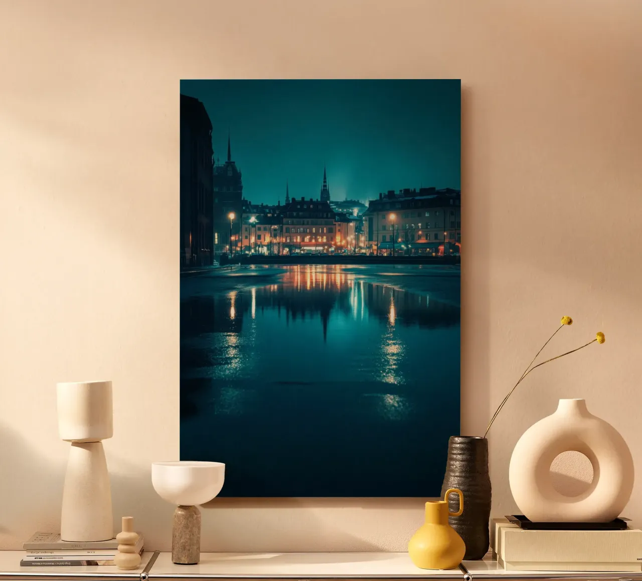 Riflessi luminosi di Stoccolma alluminio dibond da By Night