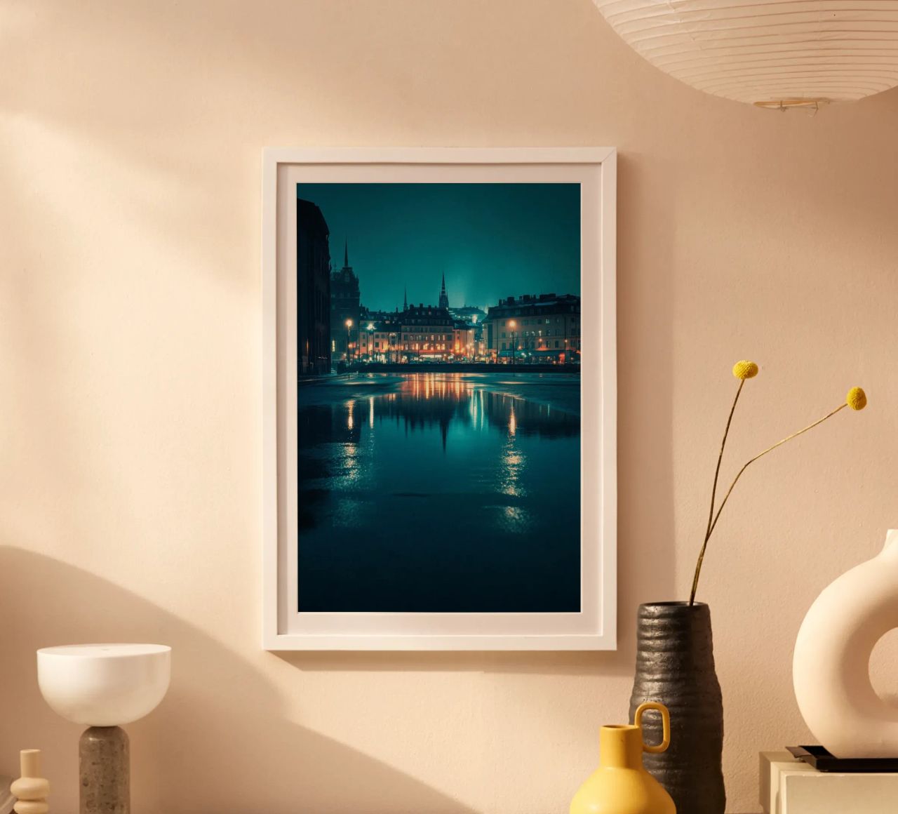 Lichtreflexe von Stockholm Poster von By Night