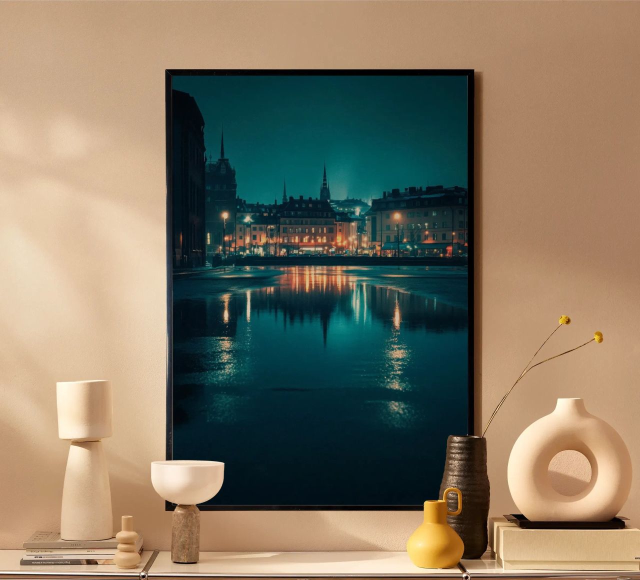 Lichtreflexe von Stockholm Poster von By Night