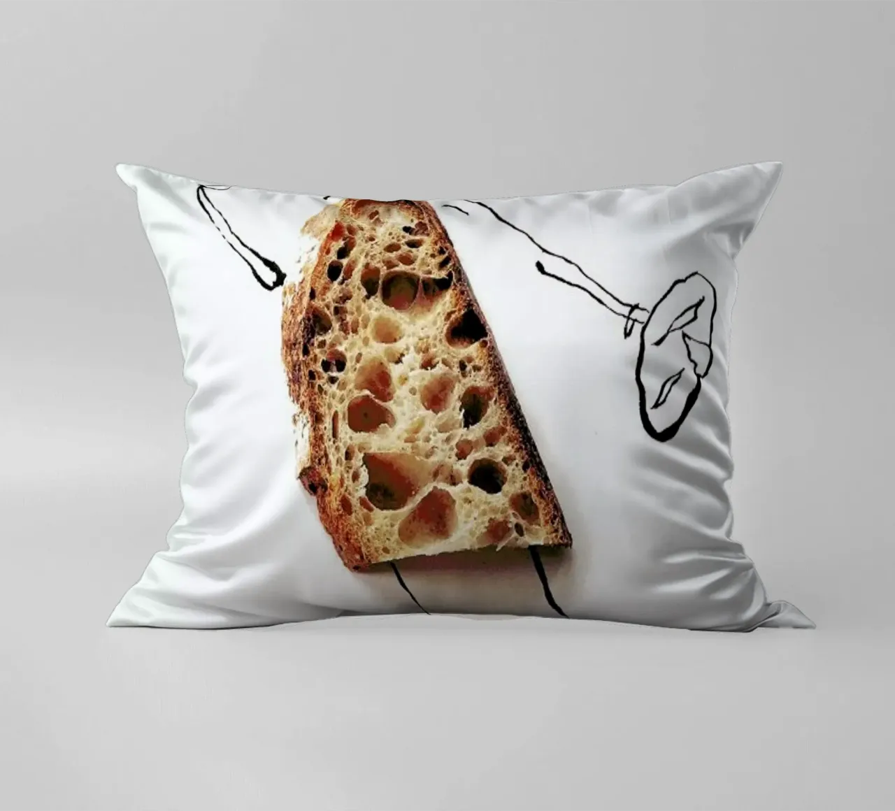 Tartine cuscino da Gretchen Roehrs