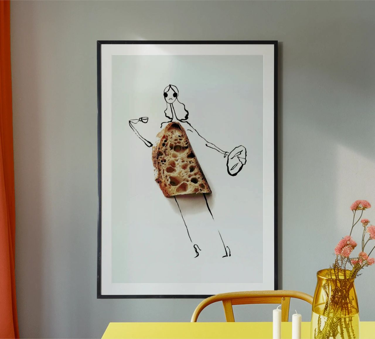 Tartine Poster von Gretchen Roehrs