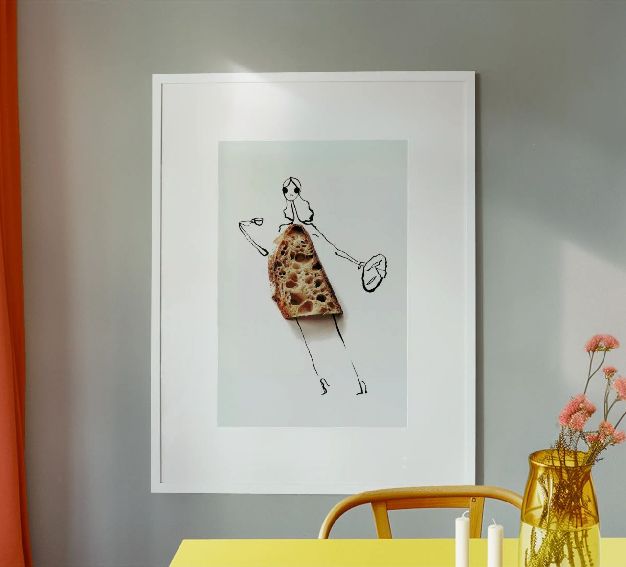 Tartine Poster von Gretchen Roehrs