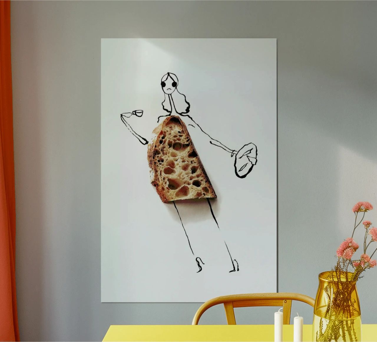 Tartine Poster von Gretchen Roehrs