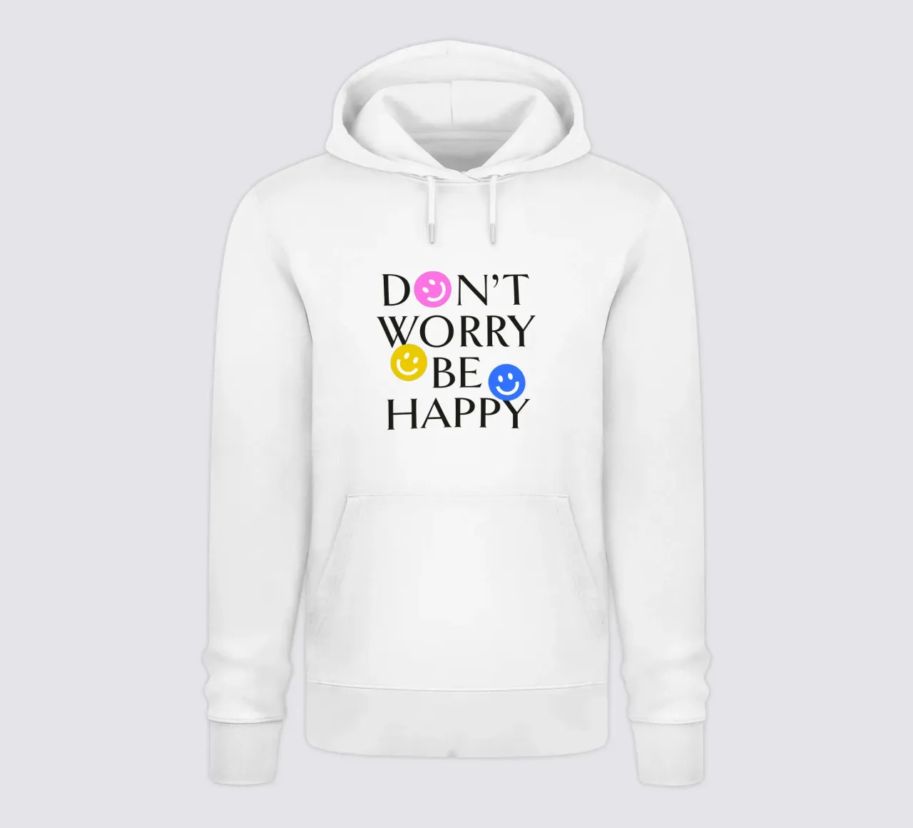 DON'T WORRY BE HAPPY :) hoodie by Katja Stehle Design