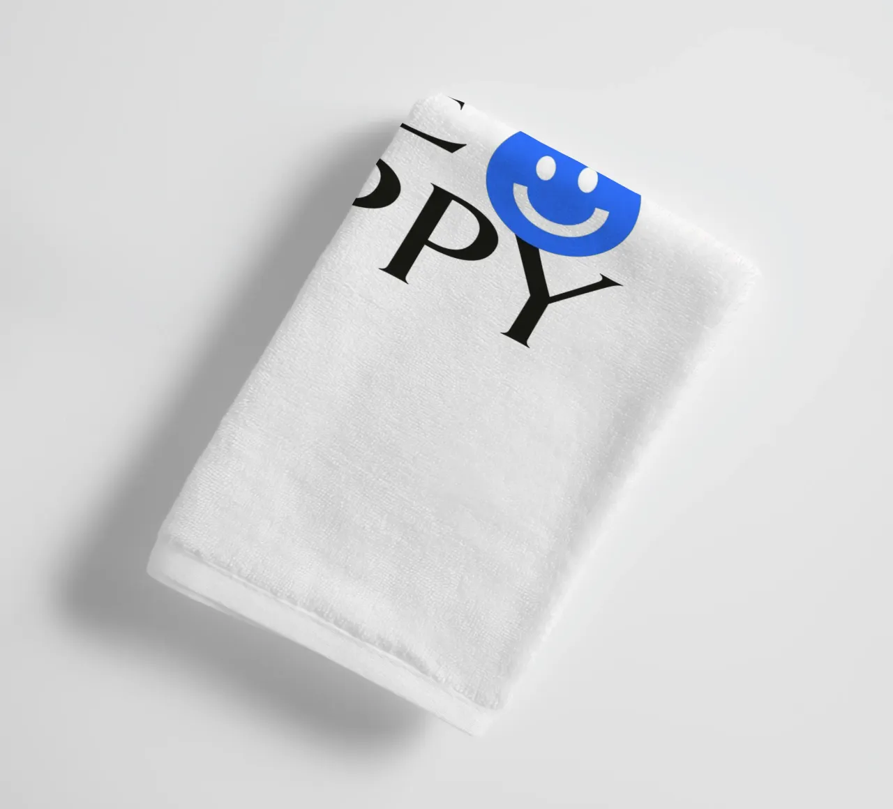 DON'T WORRY BE HAPPY :) asciugamano da bagno da Katja Stehle Design