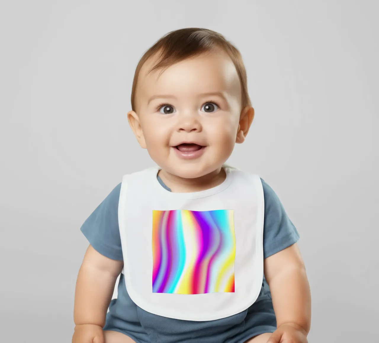 Gradiente di colore astratto bavaglino da Katja Stehle Design