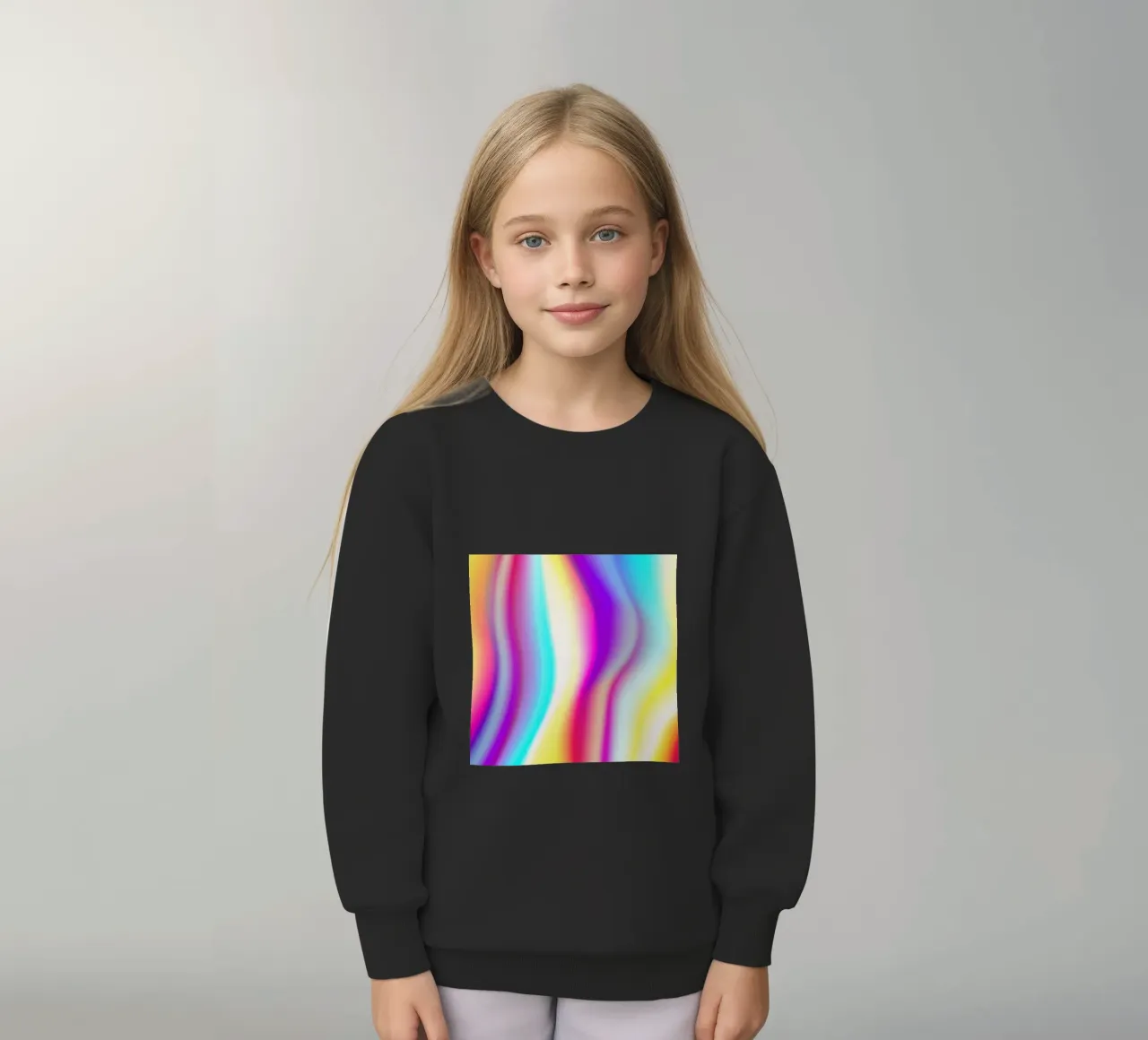 Gradiente di colore astratto felpa bambino da Katja Stehle Design