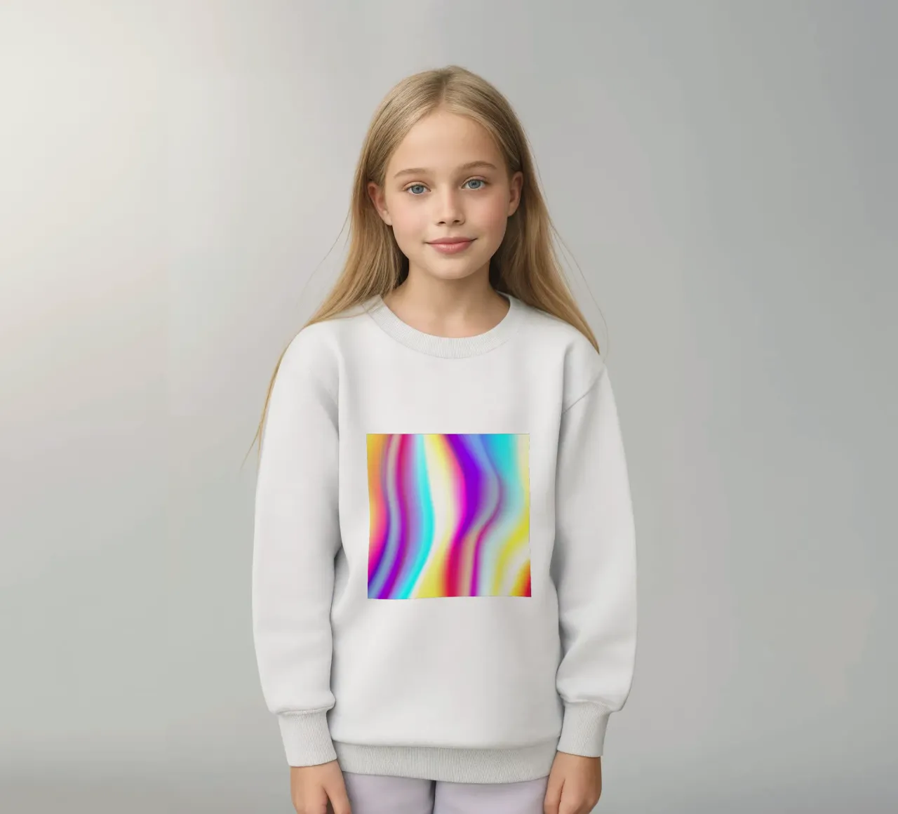 Gradiente di colore astratto felpa bambino da Katja Stehle Design