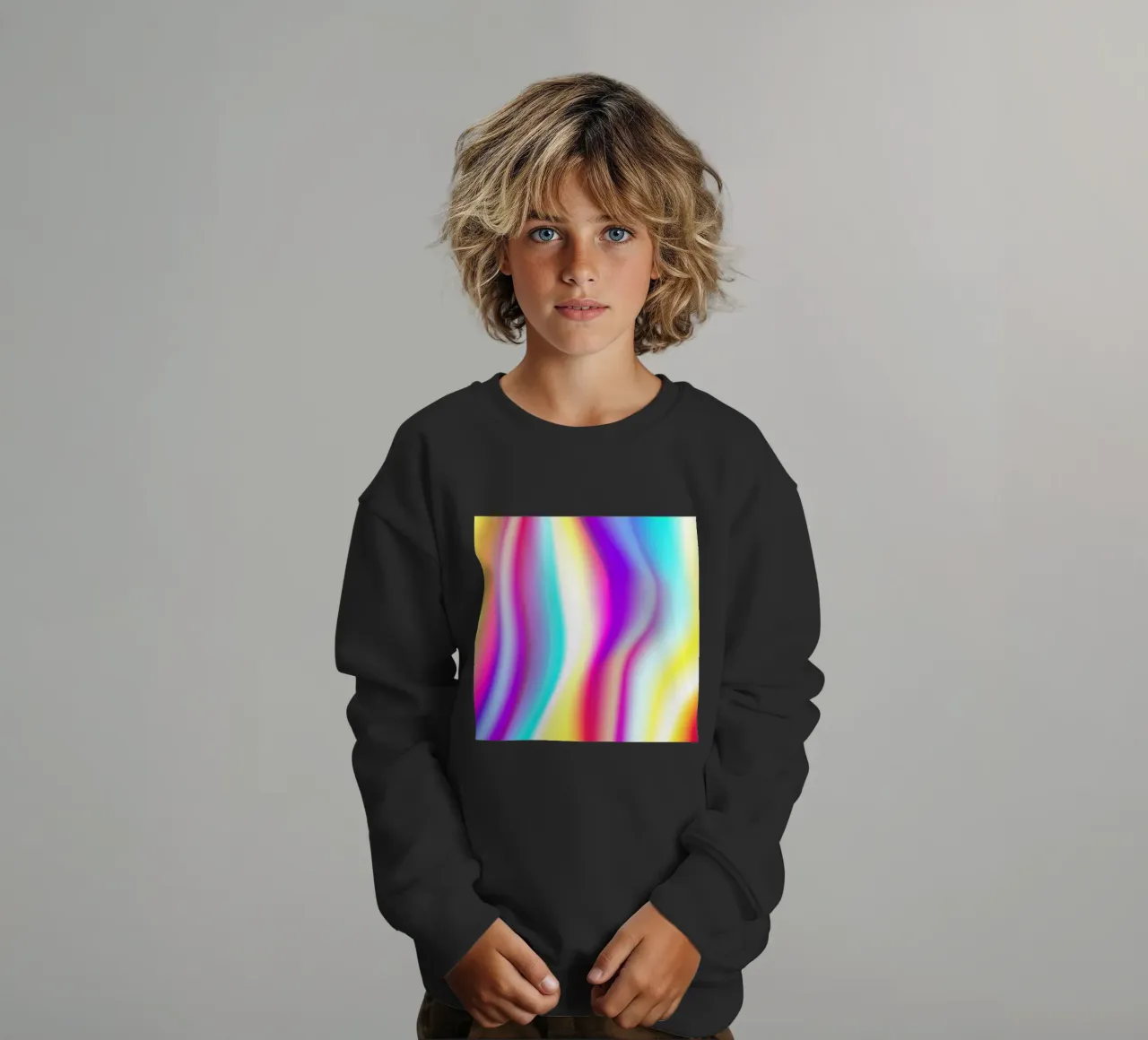 Gradiente di colore astratto felpa bambino da Katja Stehle Design