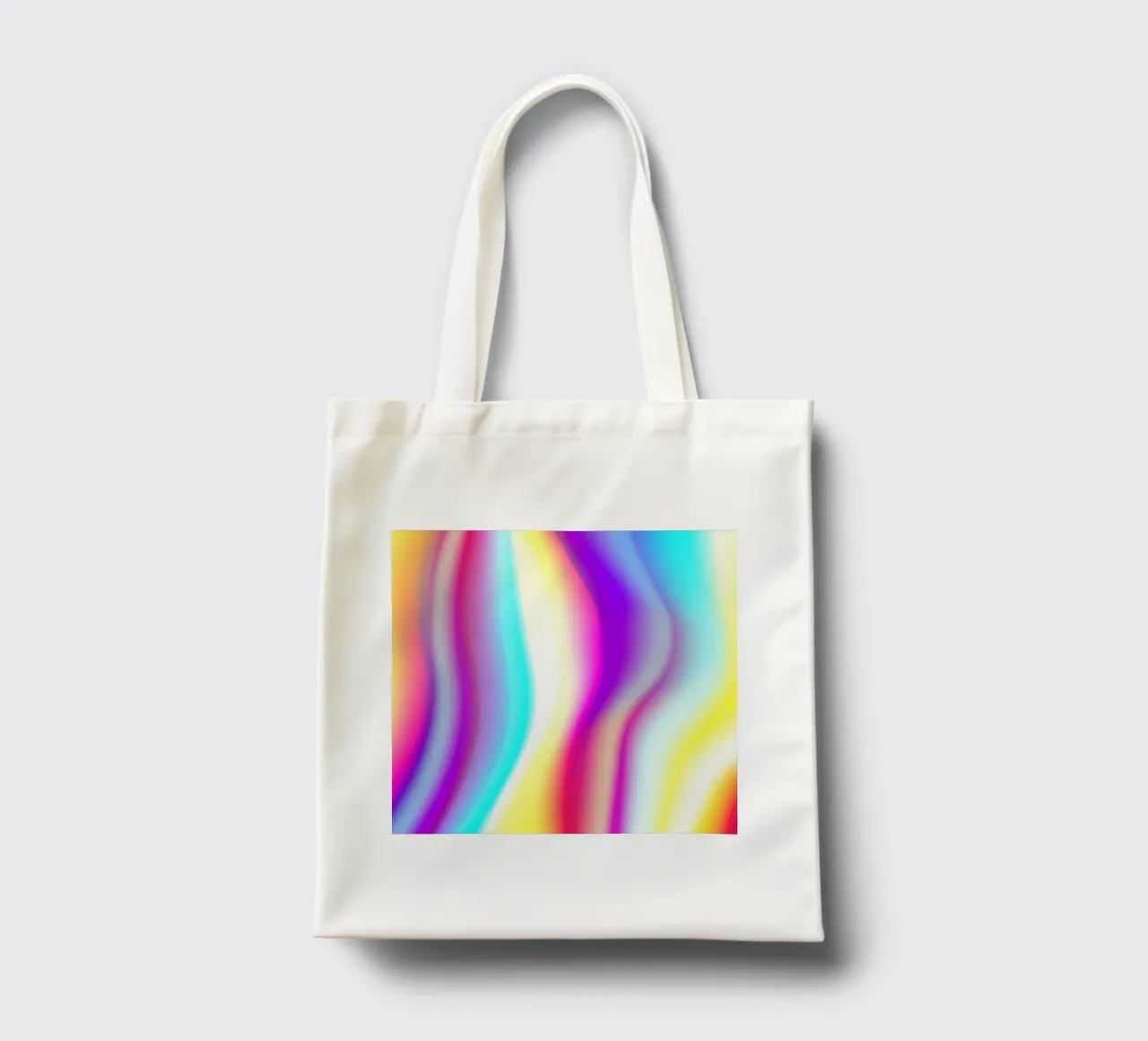 Gradiente di colore astratto borsa in juta da Katja Stehle Design
