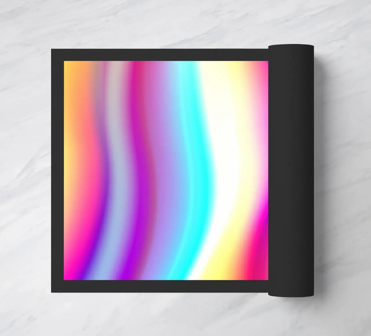 Gradiente di colore astratto zerbino da Katja Stehle Design