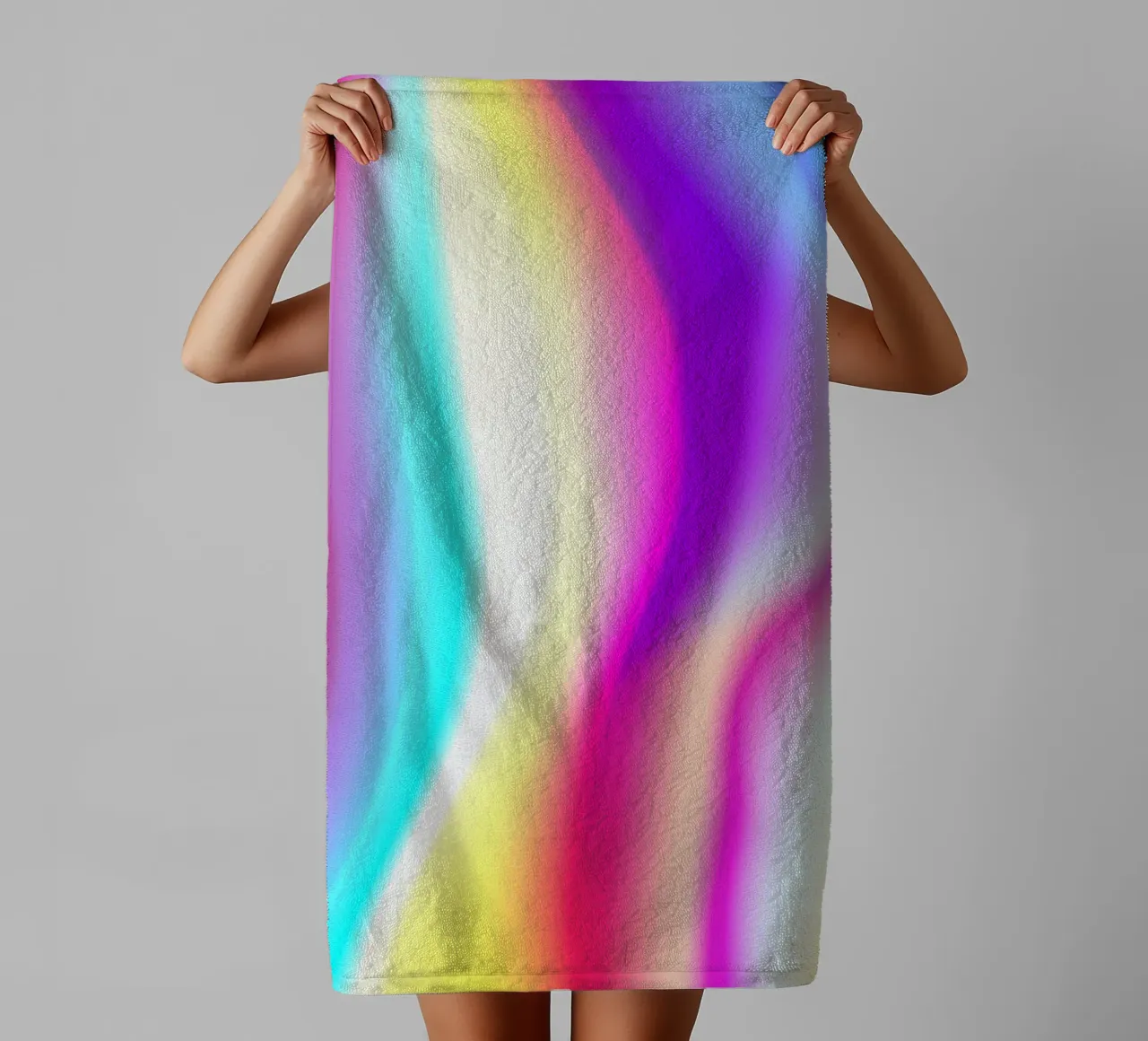 Gradiente di colore astratto asciugamano da bagno da Katja Stehle Design
