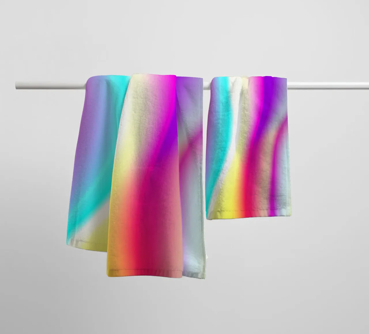 Dégradé de couleurs abstraites serviette de bain de Katja Stehle Design