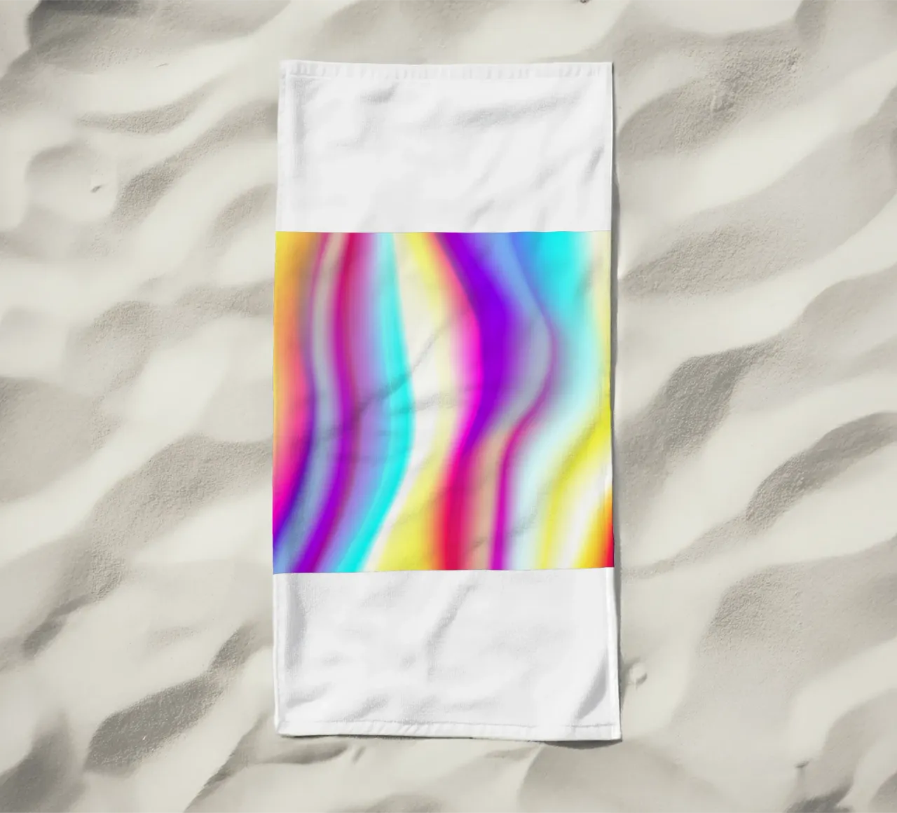 Gradiente di colore astratto telo mare da Katja Stehle Design