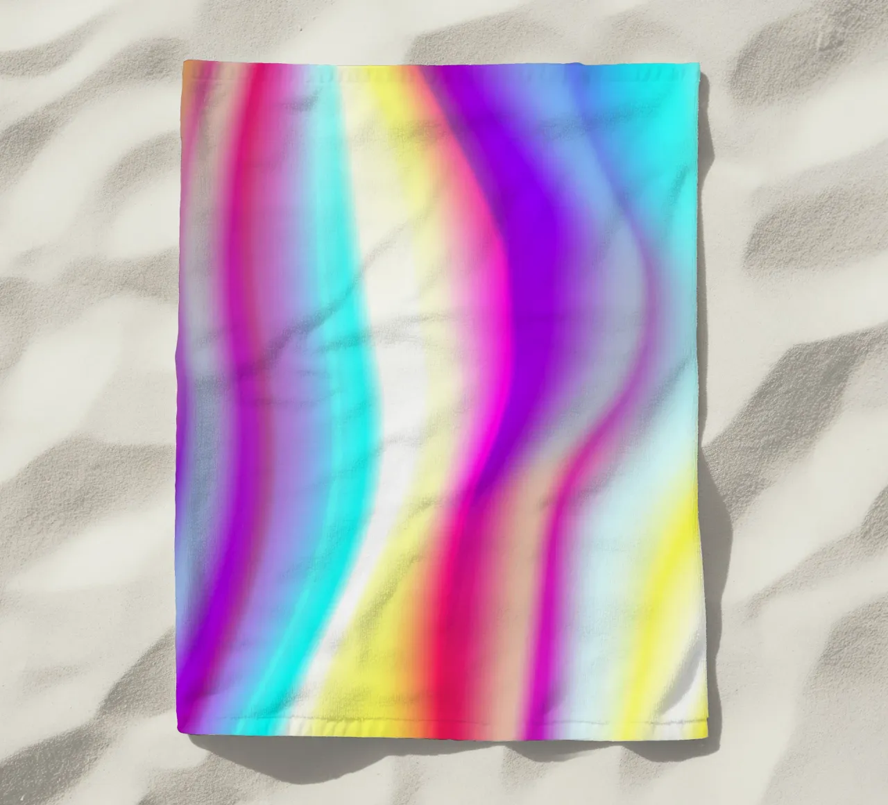 Gradiente di colore astratto telo mare da Katja Stehle Design