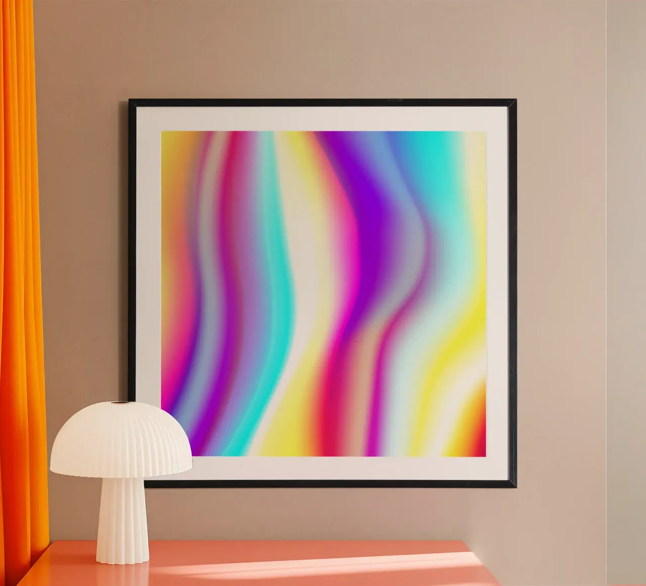 Gradiente di colore astratto poster da Katja Stehle Design