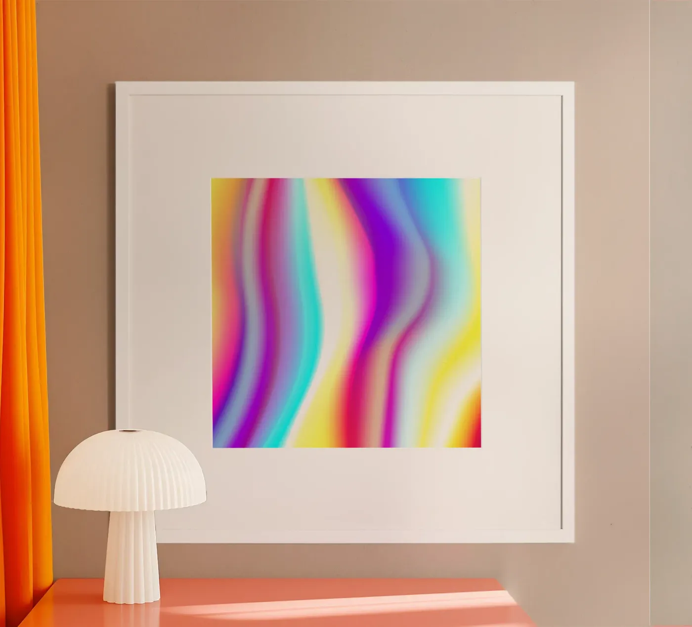 Abstract colour gradient poster de Katja Stehle Design