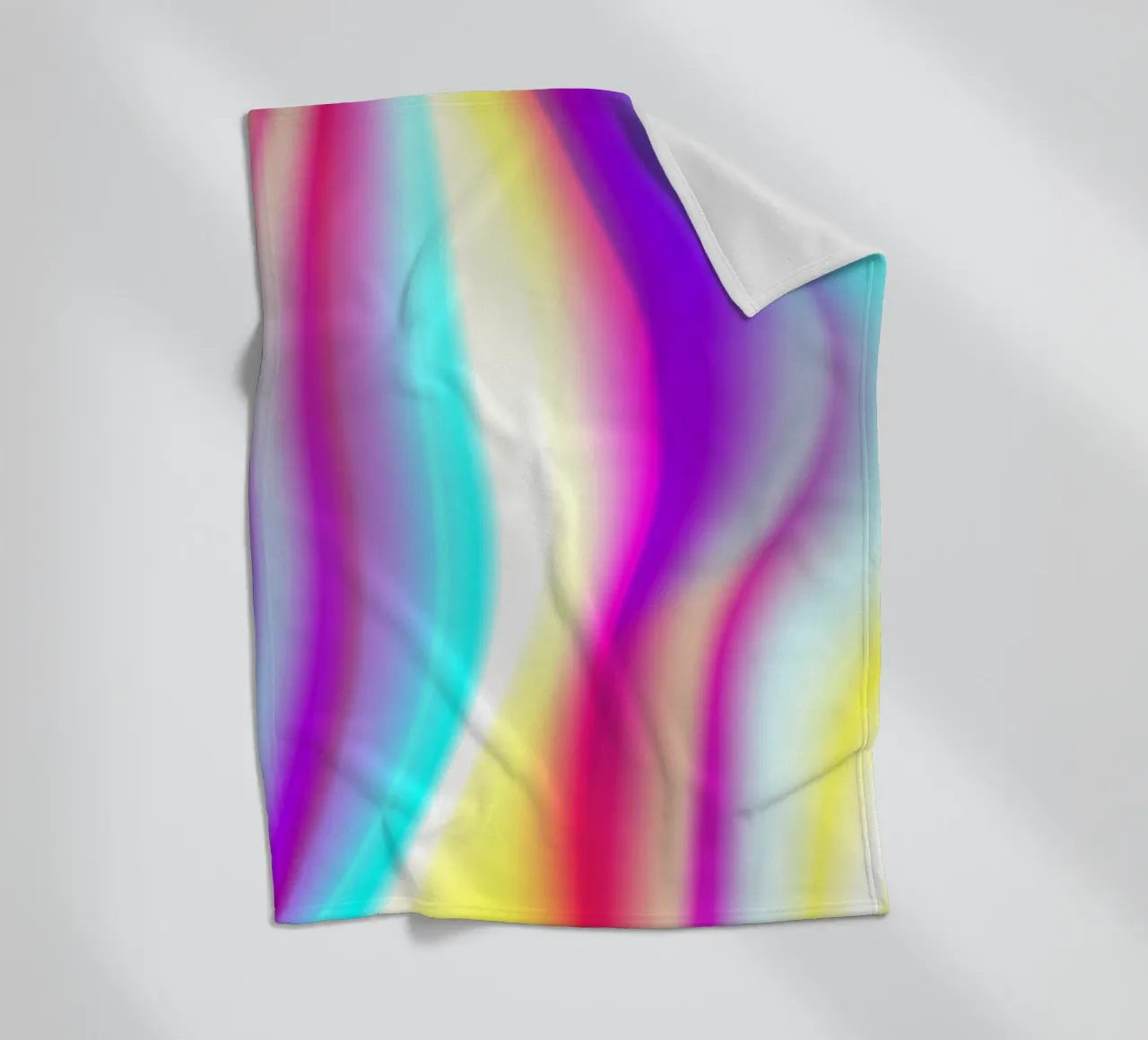 Gradiente di colore astratto coperta in pile da Katja Stehle Design