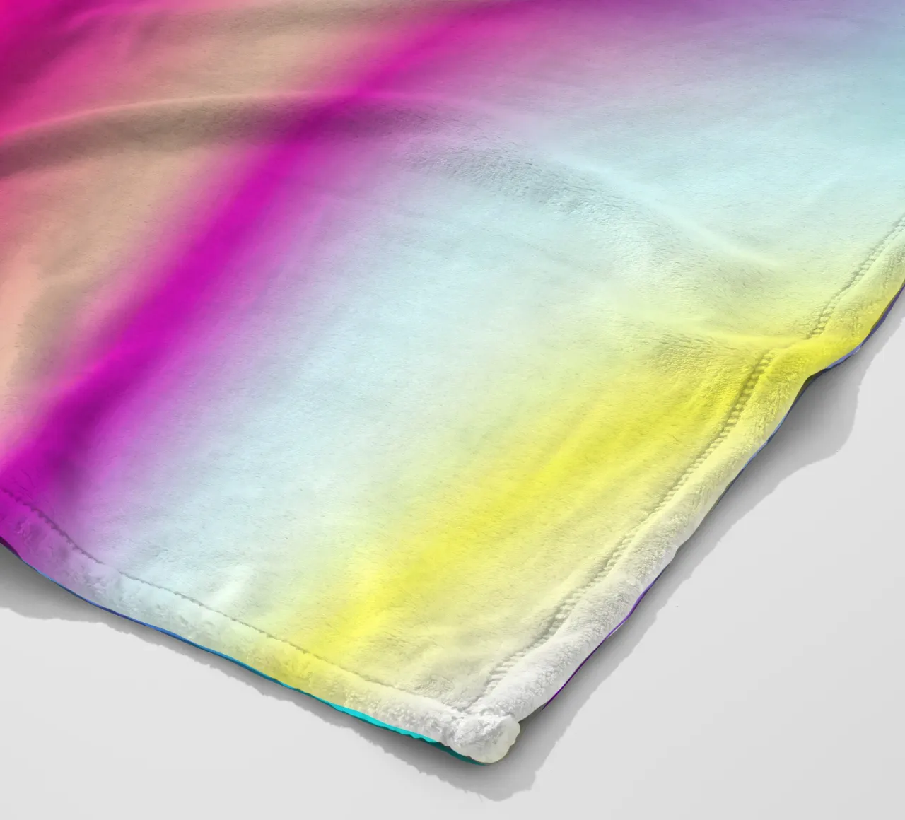 Gradiente di colore astratto coperta in pile da Katja Stehle Design