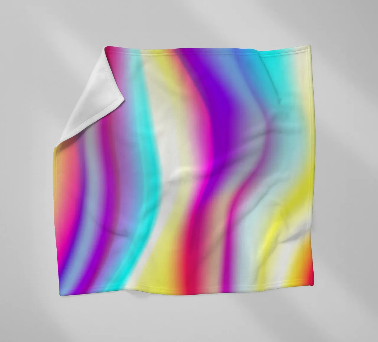 Gradiente di colore astratto coperta in pile da Katja Stehle Design