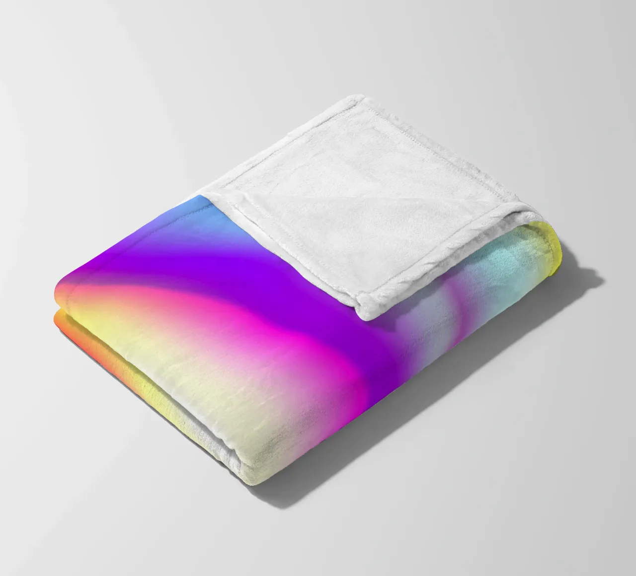 Gradiente di colore astratto coperta in pile da Katja Stehle Design