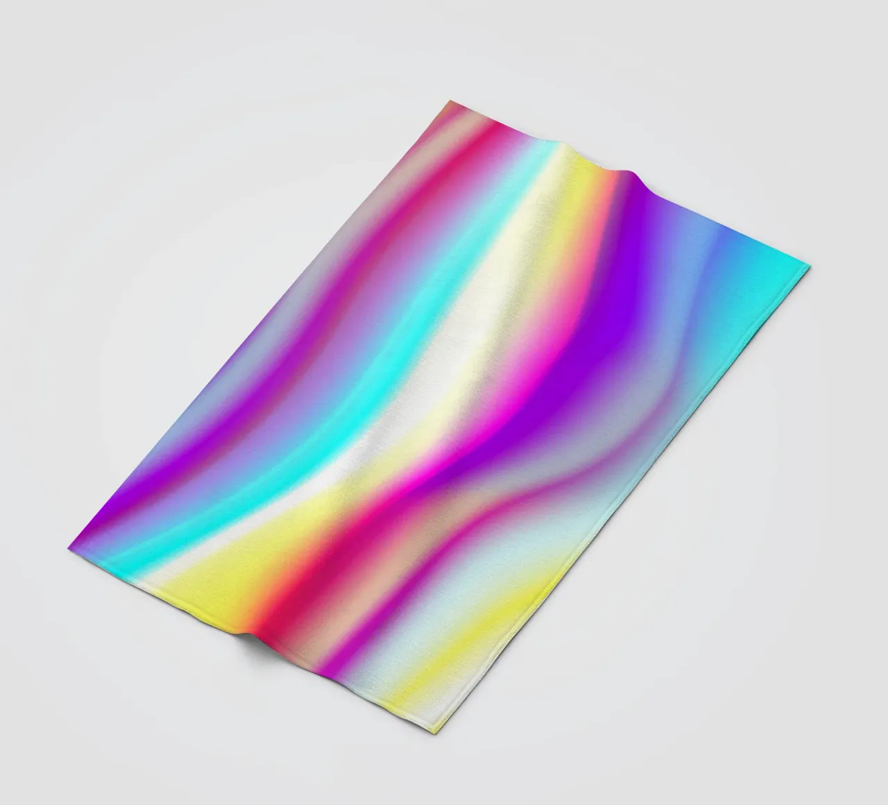 Gradiente di colore astratto coperta in pile da Katja Stehle Design