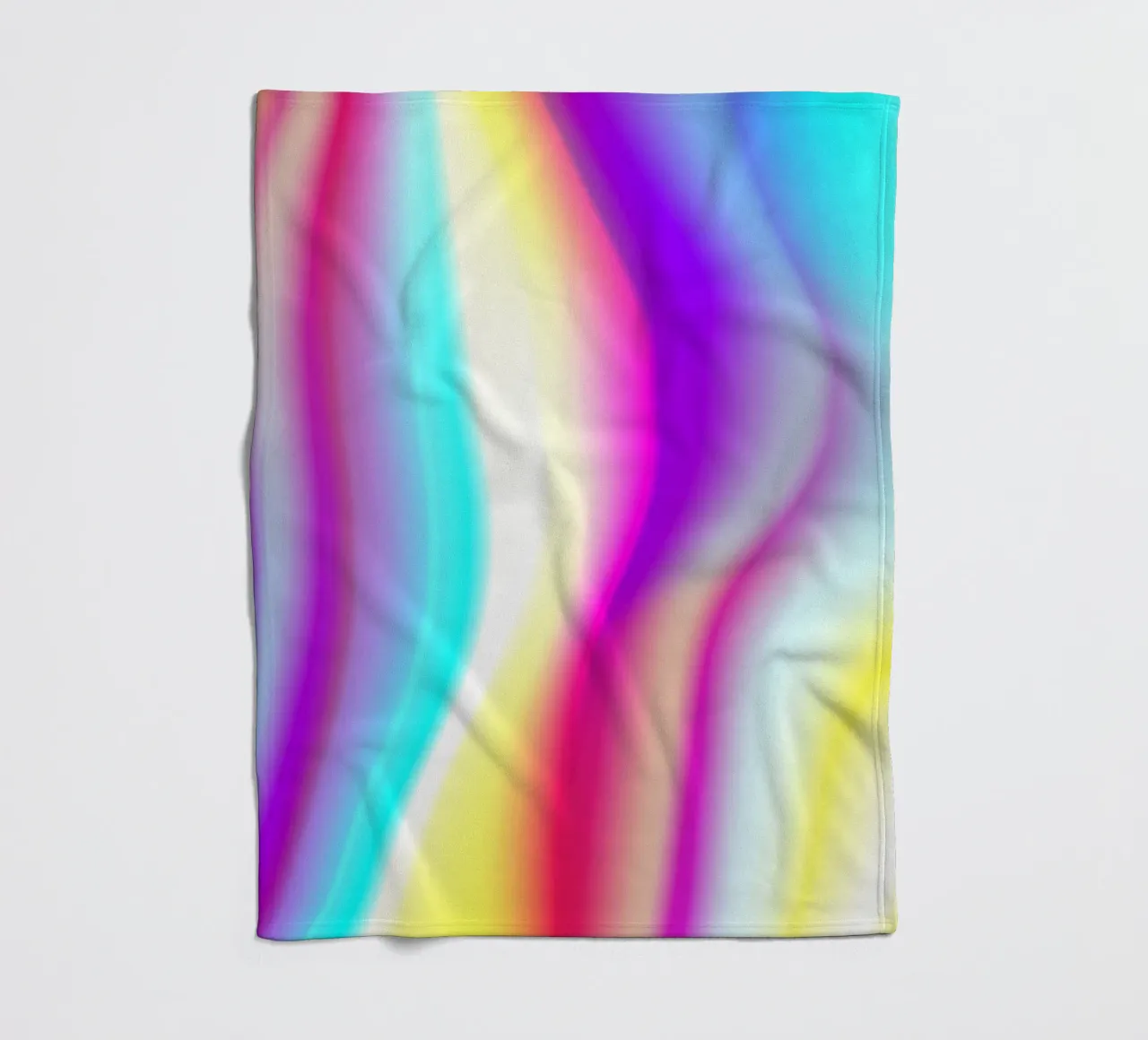 Gradiente di colore astratto coperta in pile da Katja Stehle Design