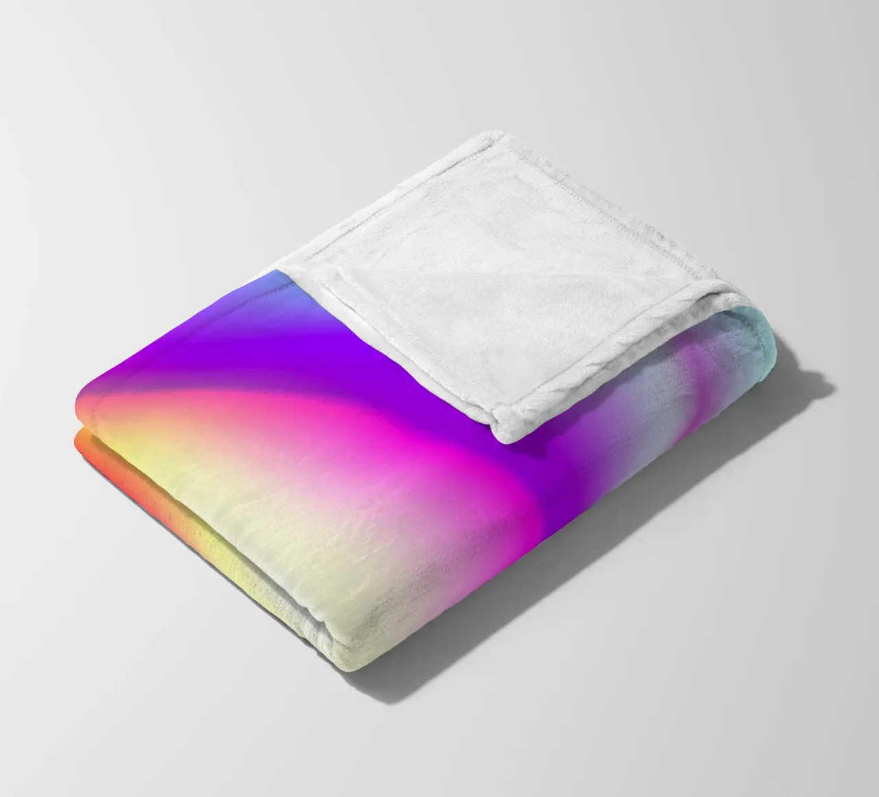 Gradiente di colore astratto coperta in pile da Katja Stehle Design