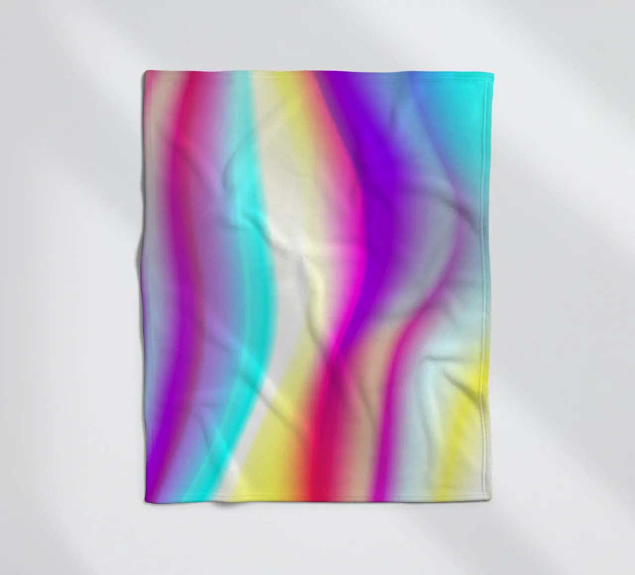 Gradiente di colore astratto coperta in pile da Katja Stehle Design