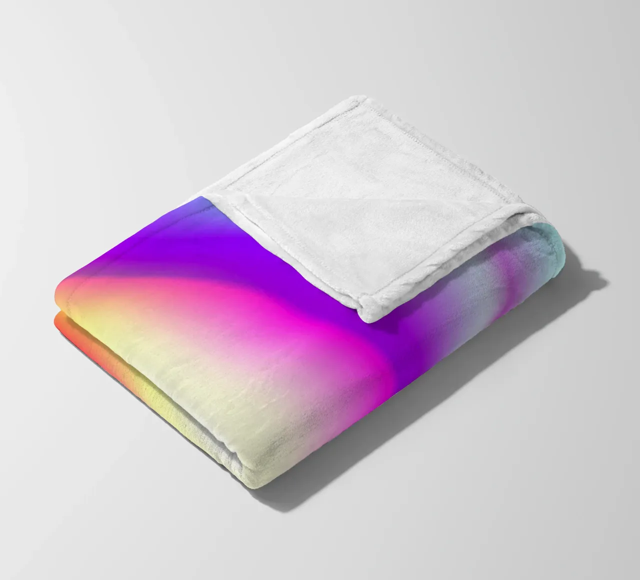 Gradiente di colore astratto coperta in pile da Katja Stehle Design