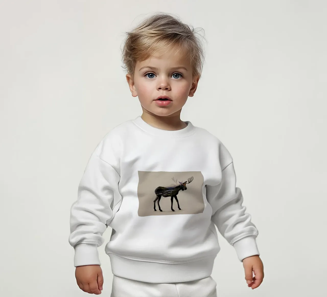 Moose felpa neonato da Davies Babies