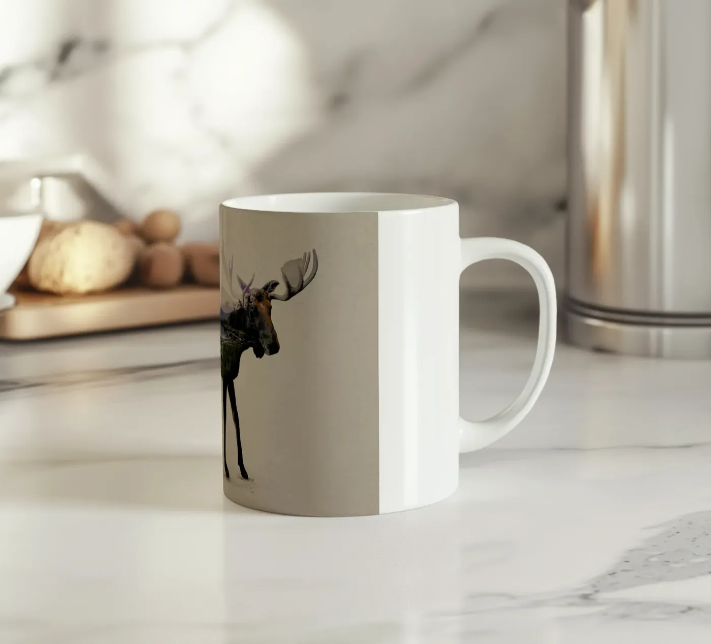 Moose ceramic mug by Davies Babies