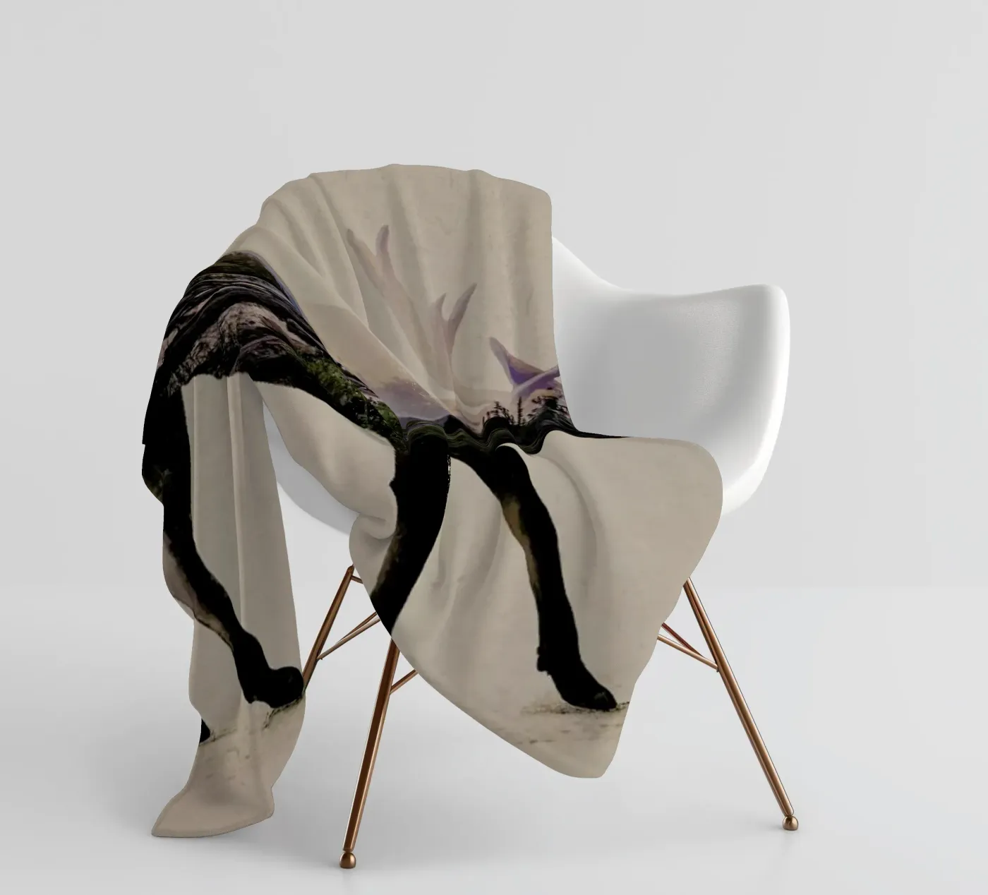 Moose Fleecedecke von Davies Babies