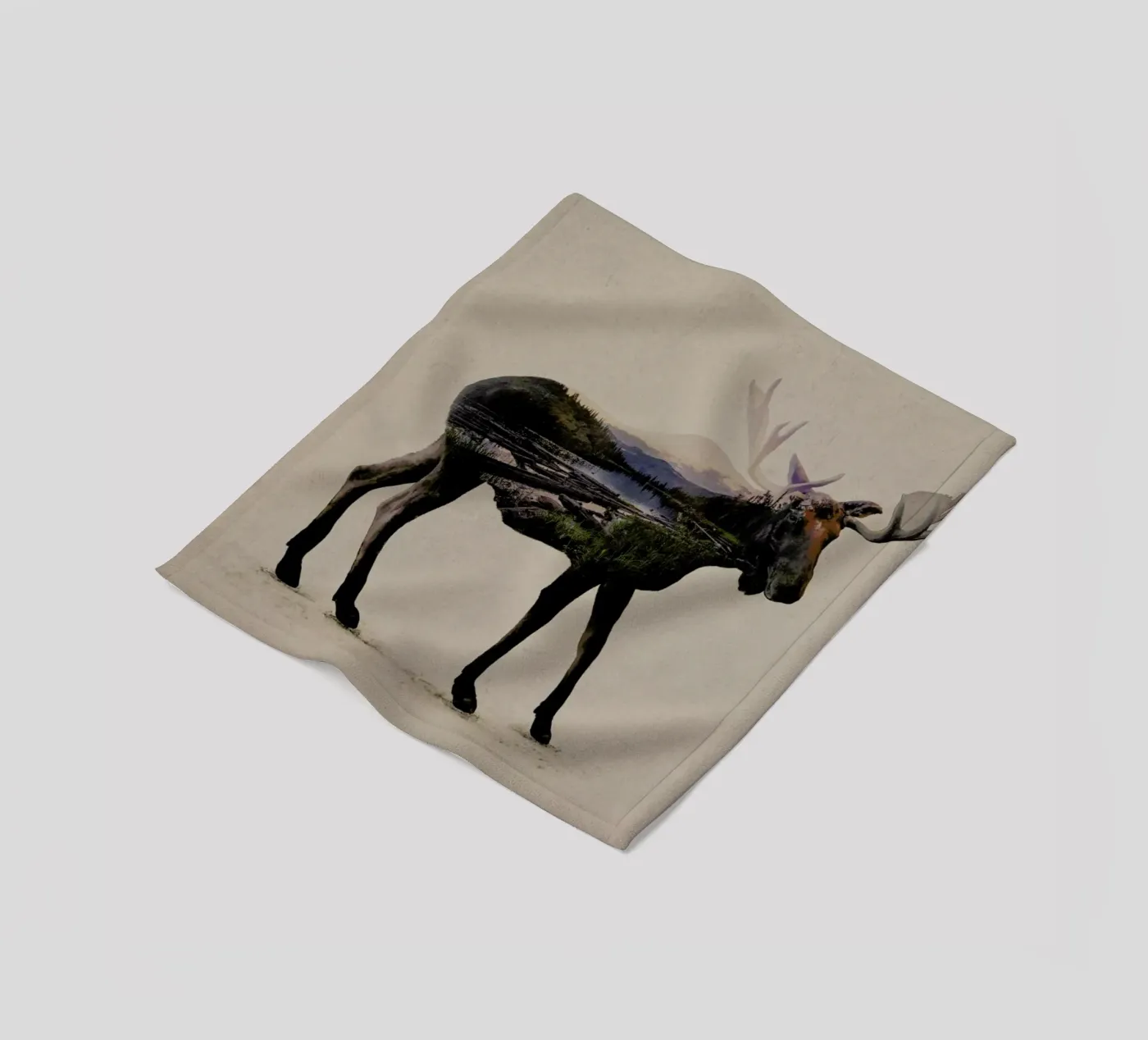 Moose Fleecedecke von Davies Babies