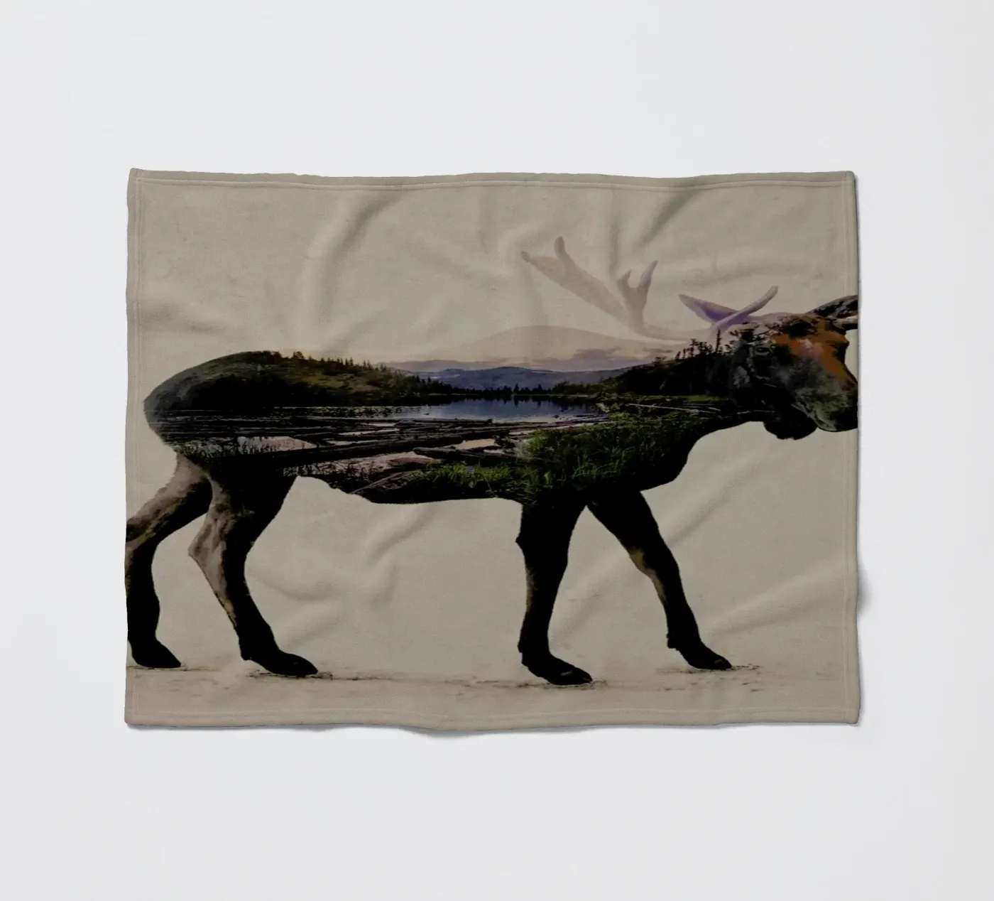 Moose Fleecedecke von Davies Babies