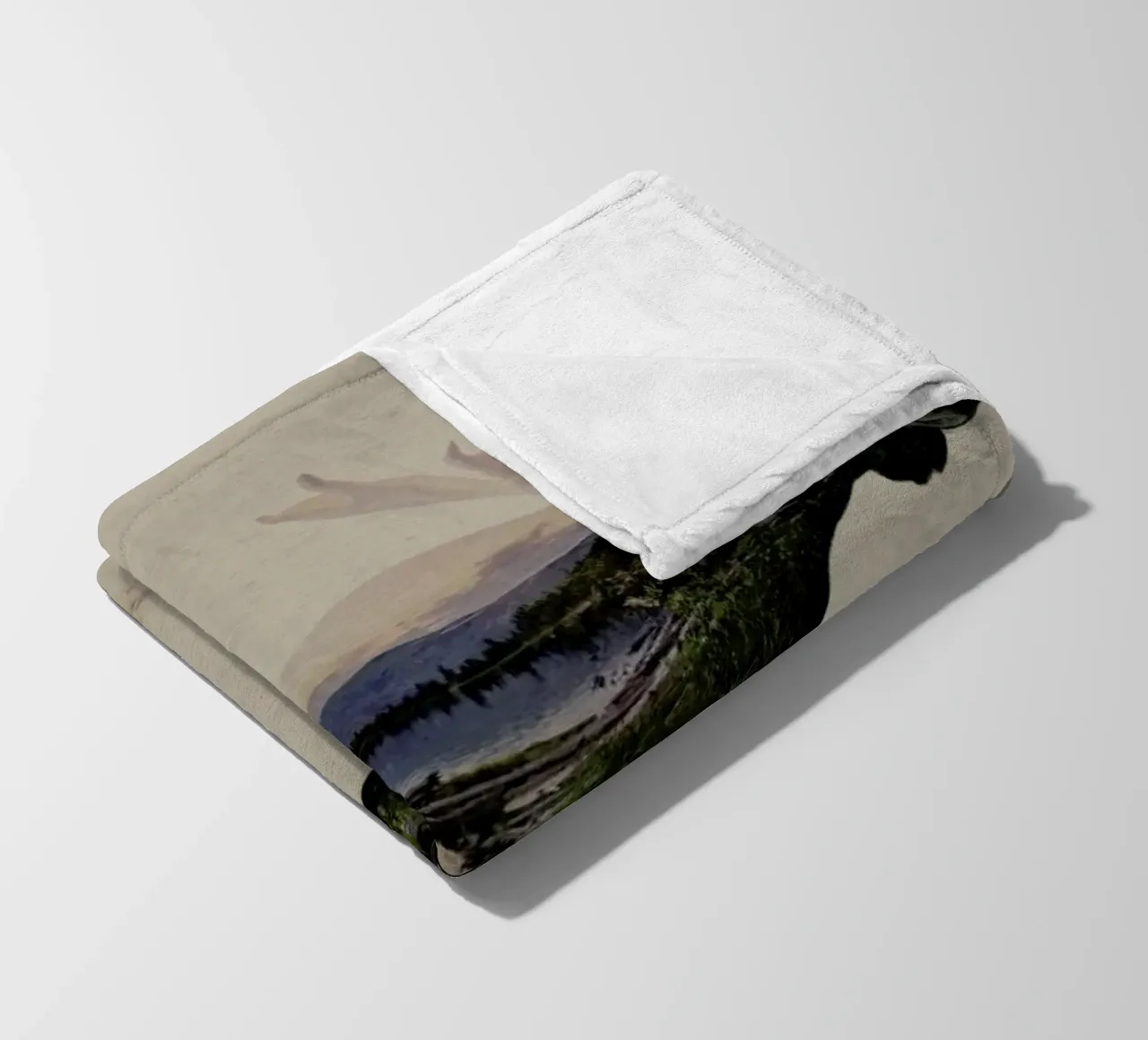 Moose fleece blanket by Davies Babies