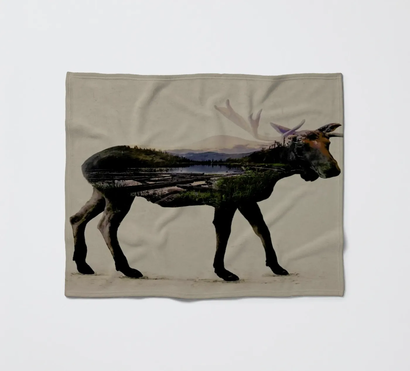 Moose Fleecedecke von Davies Babies