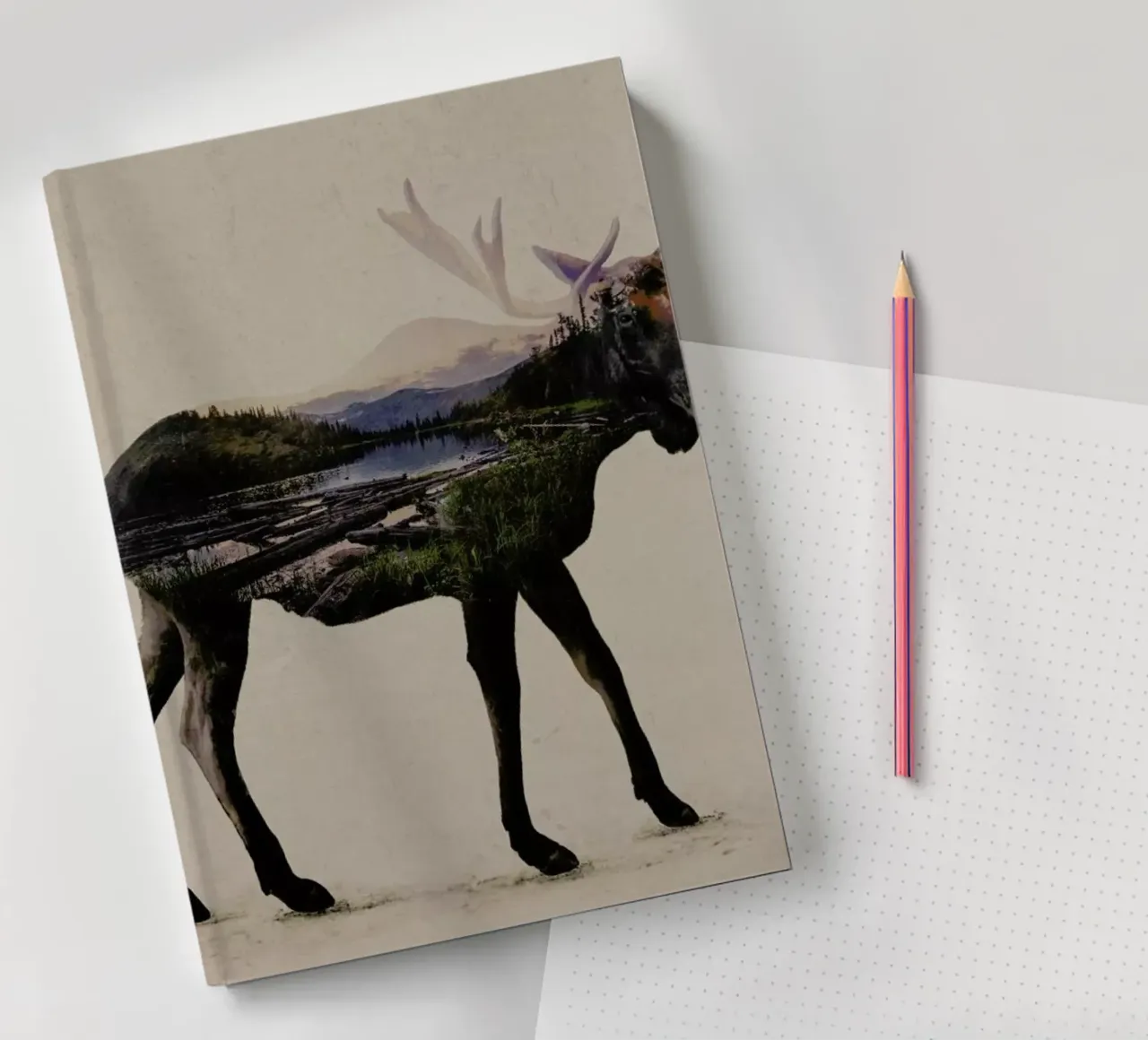 Moose notebook by Davies Babies