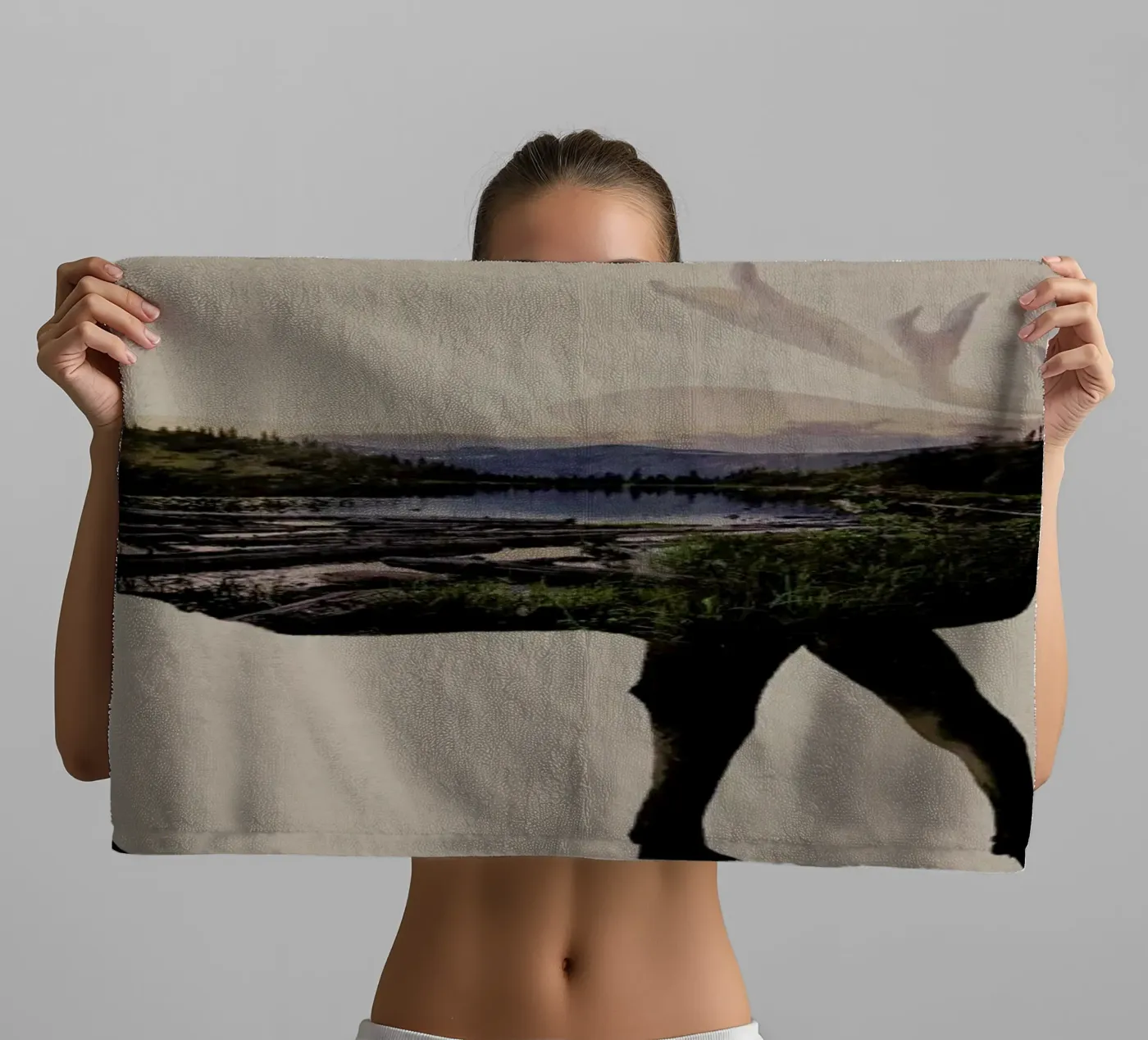 Moose towel by Davies Babies