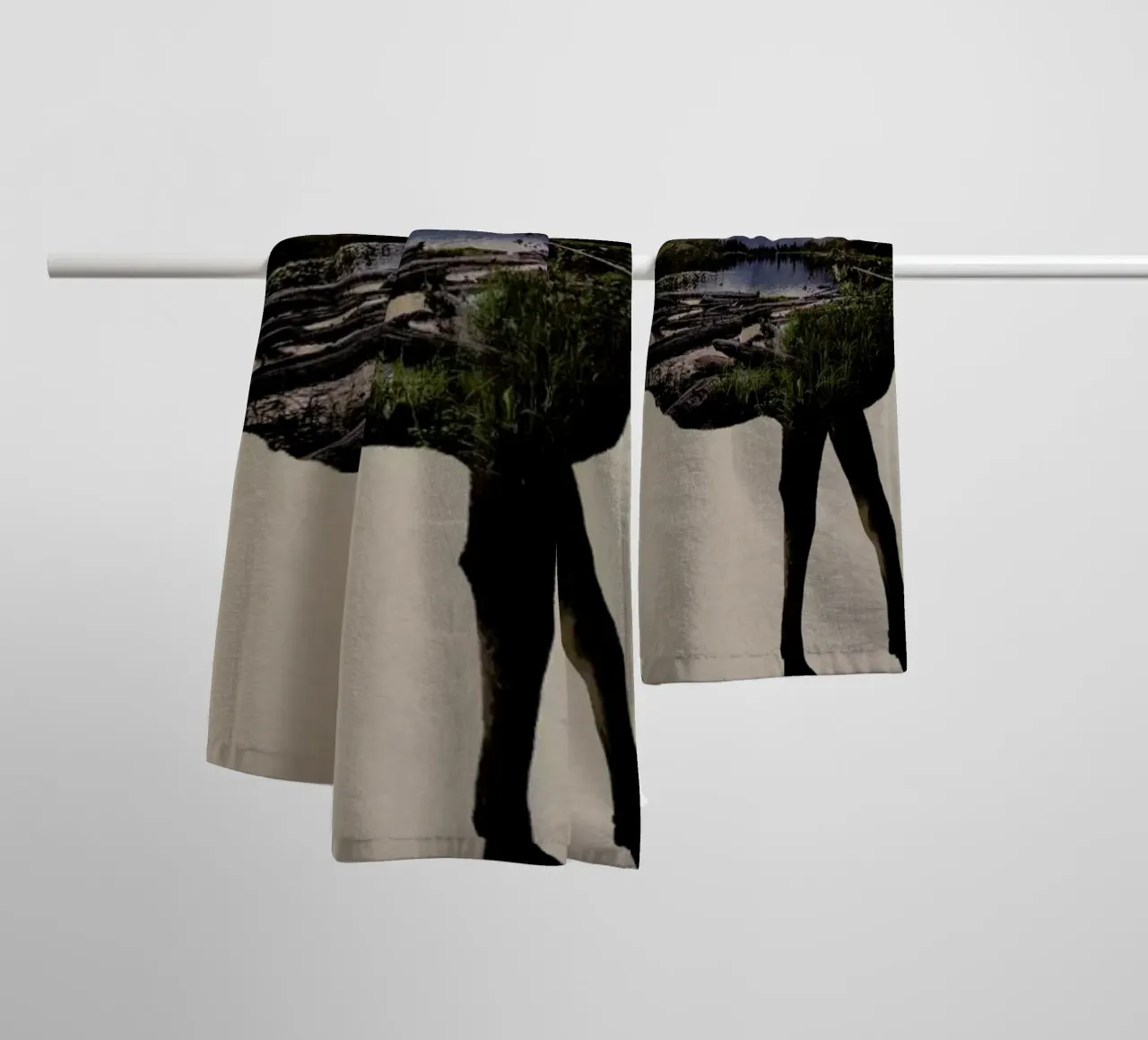 Moose badhanddoek van Davies Babies