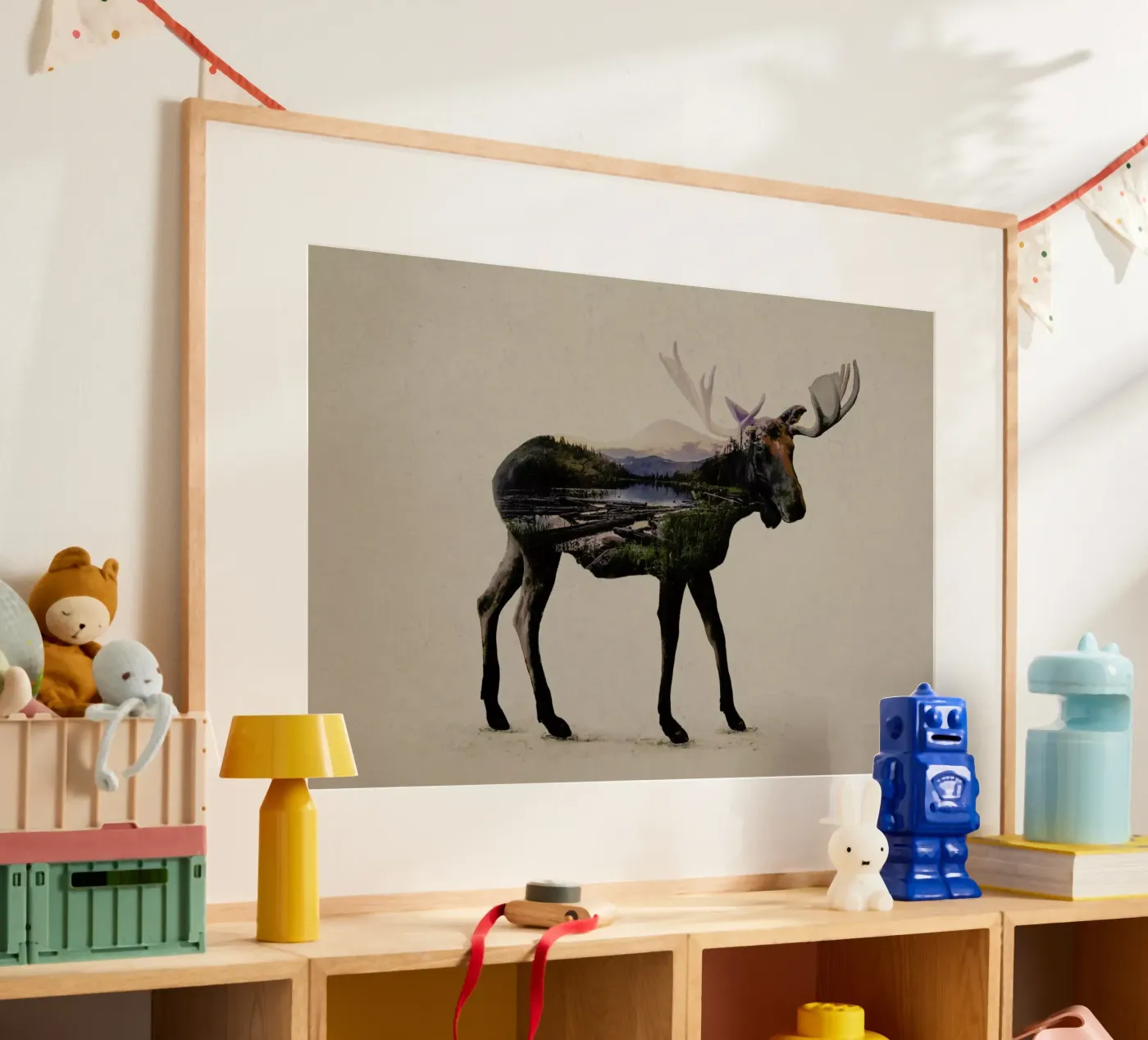 Moose Poster von Davies Babies