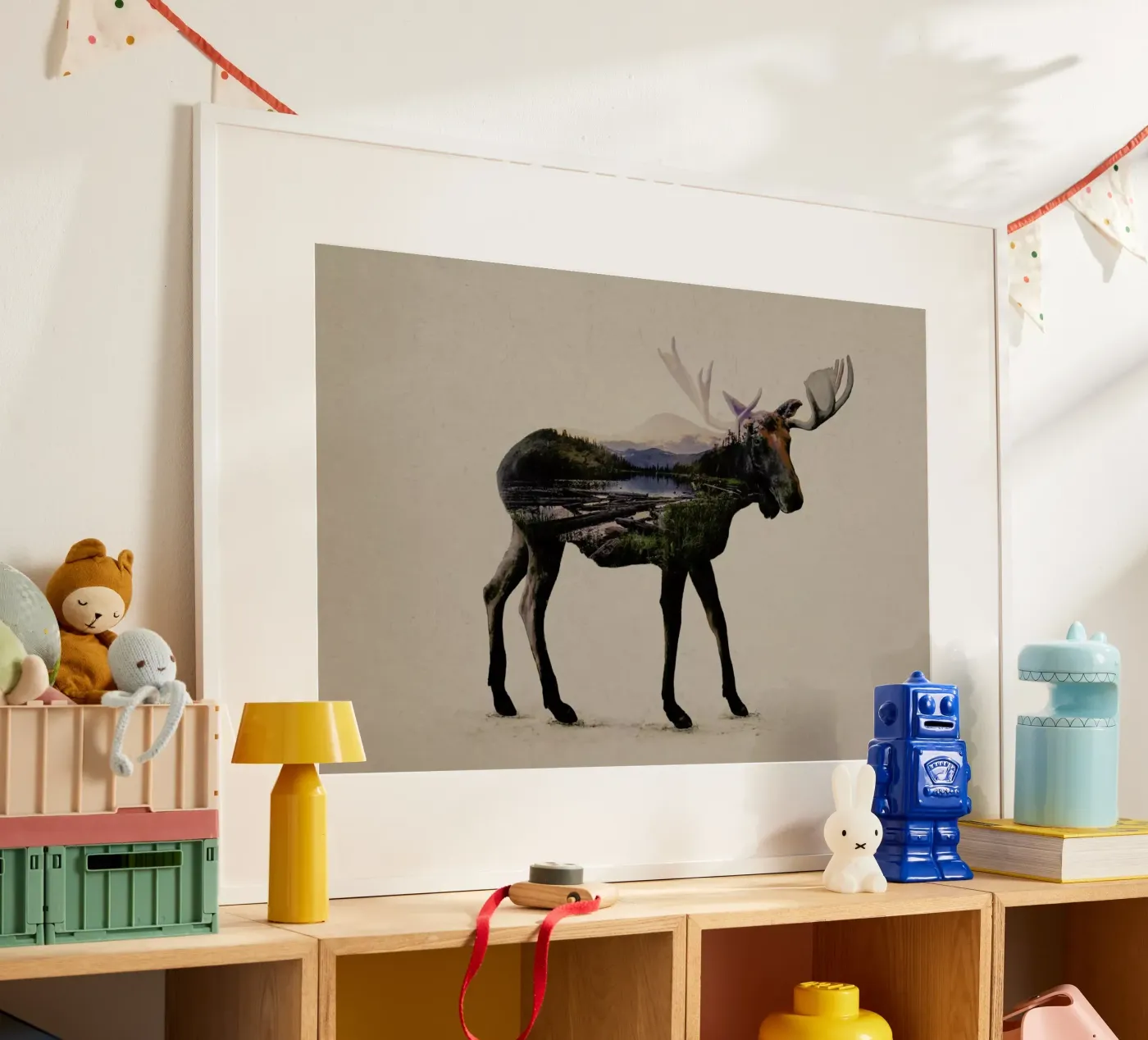 Moose Poster von Davies Babies